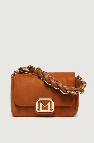 Manja torbica od umjetne brušene kože