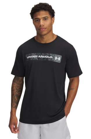 Camo Chest Stripe Short Sleeve