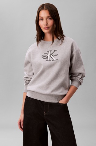 Monogram Logo Cotton-blend Sweatshirt