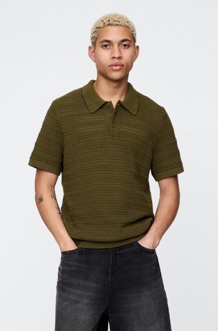 Muška pletena polo majica