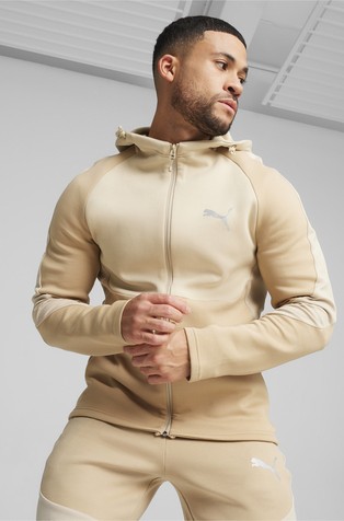 Evostripe pulover s kapuljačom i patentnim zatvaračem