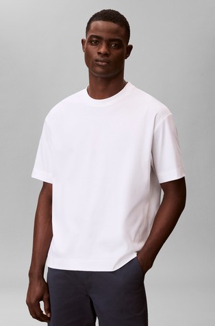 Relaxed fit pamučna majica kratkih rukava