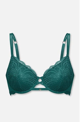 Swirl Lace Spacer Underwire Bra