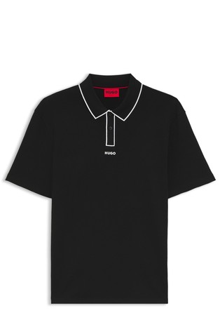 Polo majica od pamučnog jerseya s kontrastnim obrubima