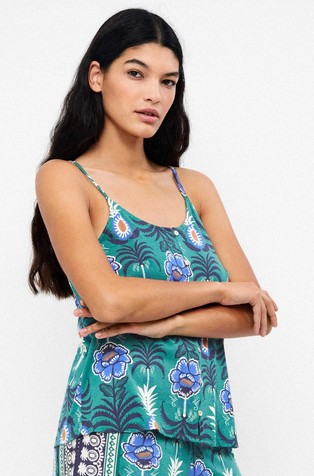 Printed tank top