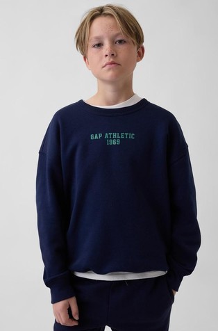 Relaxed fit pulover s otiskom za dječake