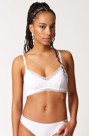 Classicotton soft padded bra