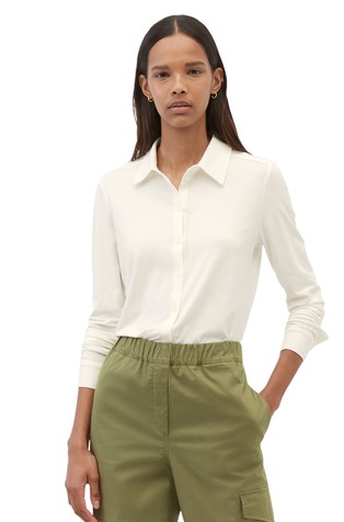 Jersey blouse made of Lenzing™ Ecovero™