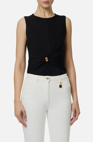 Jersey top s ukrasnim elementom