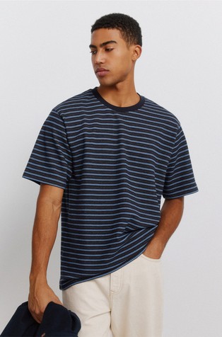 Piqué striped T-shirt