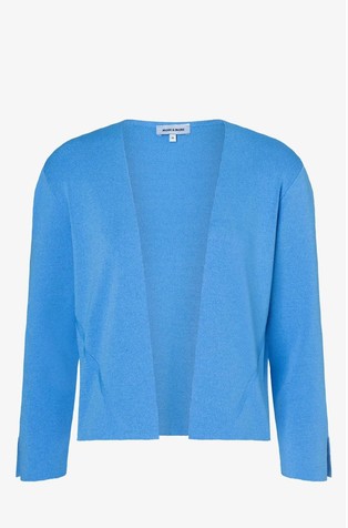 Short cardigan in viscose-blend