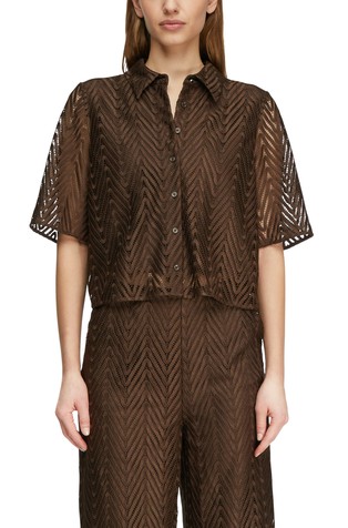 Perforirana košulja od čipke