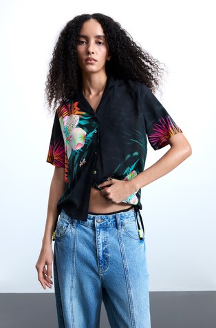 Tropical short-sleeved shirt