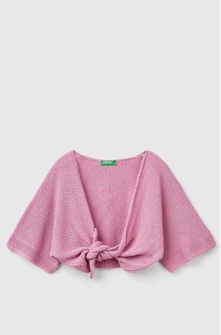 Kardigan kratkih rukava od mješavine lana