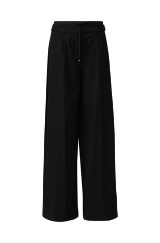 Široke hlače  s naborima i podesivom vezicom