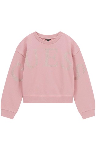 Pulover s velikim logotipom od ukrasnih kamenčića