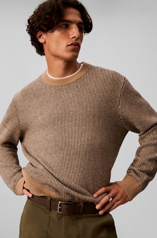 Wool And Cotton Blend Sweater