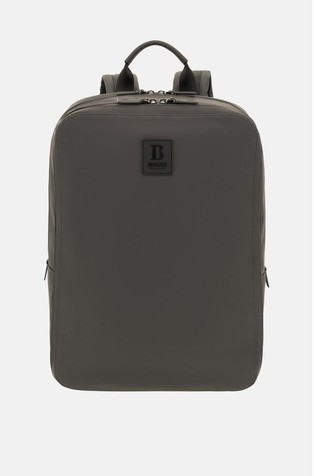 Rubberised Fabric Rucksack with Logo Tape on Straps