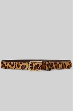 Kožni remen s leopard uzorkom
