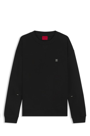 Pulover od mješavine pamuka s naslaganim logotipom