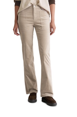 Zvonaste baršunaste hlače od rastezljivog organskog pamuka