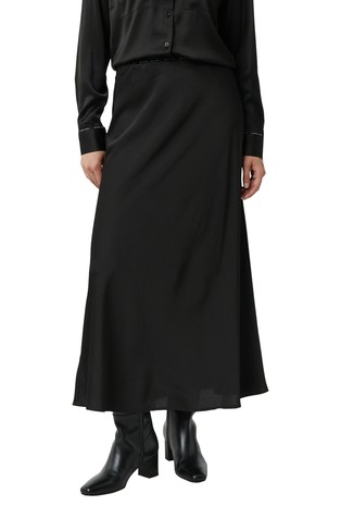 Satenska suknja s elastičnim obrubom oko struka