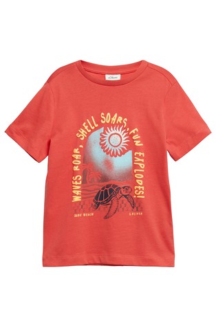 T-shirt with front print