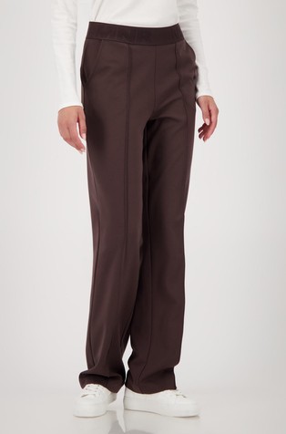 Straight fit hlače s logo obrubom oko struka