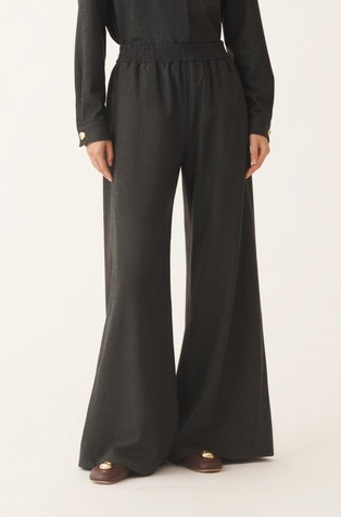 Flanelske široke hlače od djevičanske vune