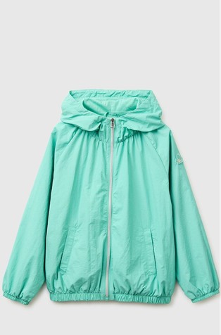 Water-repellent nylon jacket with hood