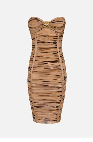 Jersey haljina s tigrastim uzorkom