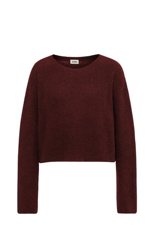 Pleten pulover od mješavine s vunom alpake