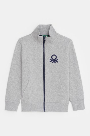 Pamučni pulover s patentnim zatvaračem