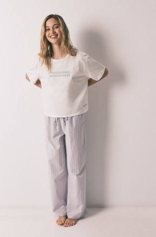 HI&BYE cotton short-sleeve pyjamas