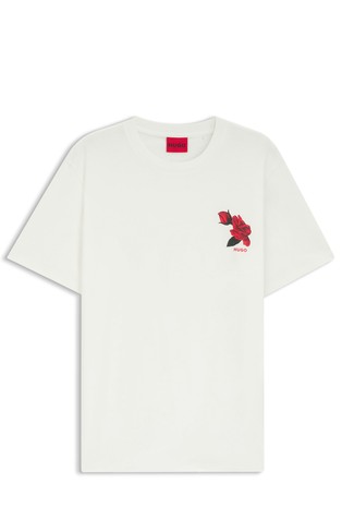 Relaxed fit cotton-jersey T-shirt with print