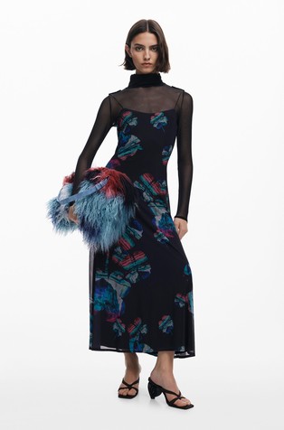 Haljina s printom Christian Lacroix