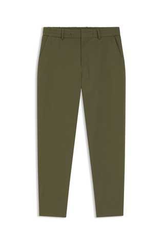 Tapered fit hlače od performance stretch tkanine