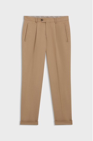 Relaxed fit hlače od mješavine pamuka