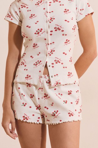 Tige Patterned Pyjama Shorts