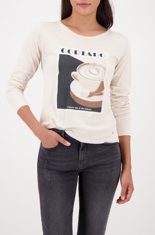 Majica dugih rukava s otiskom