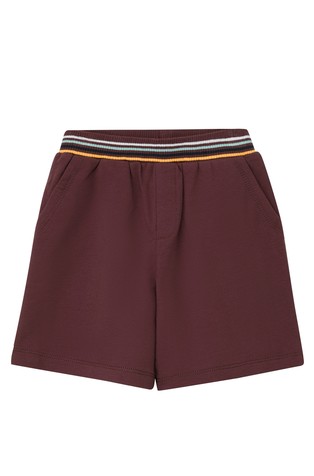 Loose fit kratke hlače s prugastim obrubom oko struka