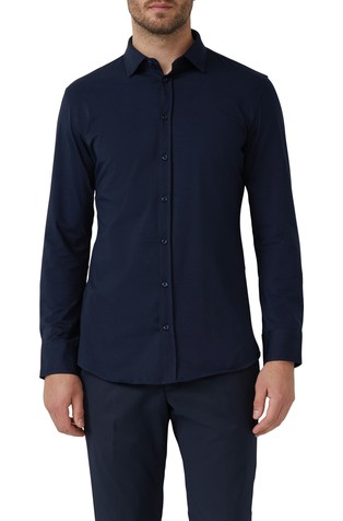 Pripijena košulja od rastezljive pamučne tkanine