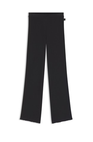 Cotton-blend pyjama bottoms with waffle structure