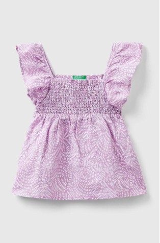 Relaxed fit bluza od mješavine lana