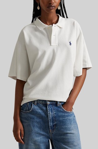 Pamučna polo majica s dolman rukavima