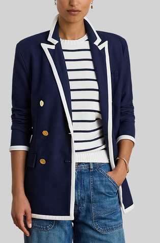 Sako od pikéa s dvorednim kopčanjem