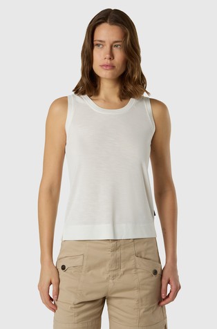 Slub jersey tank top