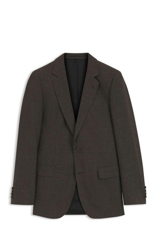 Beckham x Boss wool-blend slim-fit suit jacket
