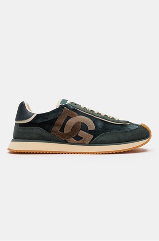 DG Cushion sneakers in suede and velvet