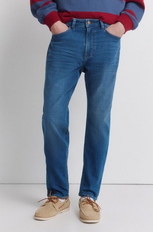 Medium wash slim fit jeans